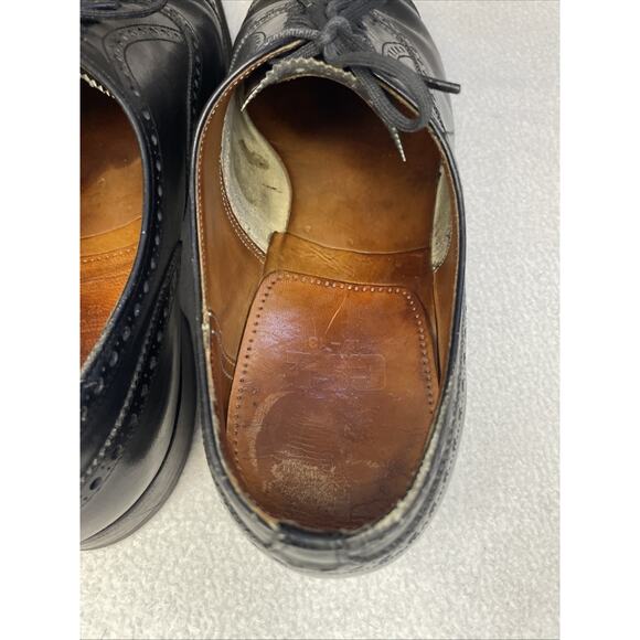 Vtg Church’s Diplomat Black Semi-Brogue Oxford 3-City London Paris NY 11.5 main image 14